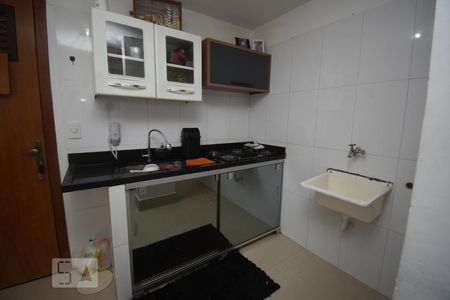 Sala e Cozinha de apartamento para alugar com 1 quarto, 29m² em Setor Habitacional Vicente Pires Trecho 3, Brasília