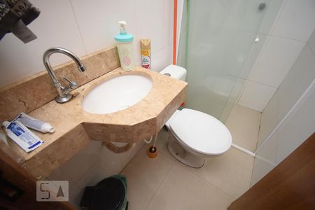 Banheiro de apartamento para alugar com 1 quarto, 29m² em Setor Habitacional Vicente Pires Trecho 3, Brasília