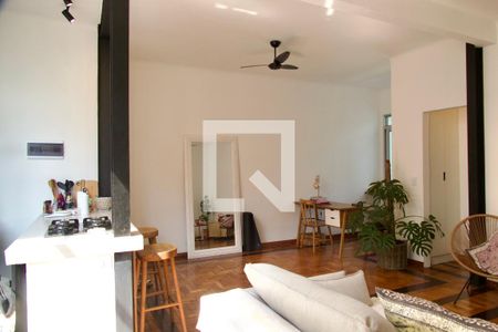 Sala  de apartamento à venda com 1 quarto, 61m² em Jardim Botânico, Rio de Janeiro