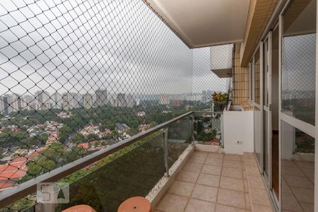 Varanda da Sala de apartamento à venda com 5 quartos, 330m² em Santo Amaro, São Paulo