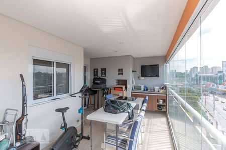 Varanda da Sala de apartamento à venda com 2 quartos, 71m² em Jardim Novo Santo Amaro, São Paulo