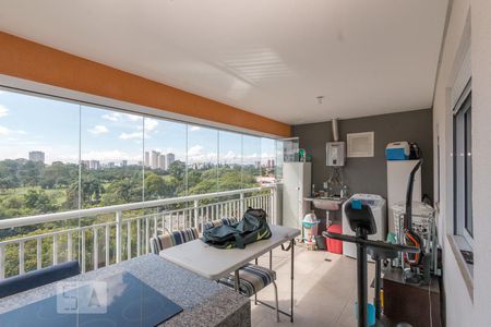 Varanda da Sala de apartamento à venda com 2 quartos, 71m² em Jardim Novo Santo Amaro, São Paulo