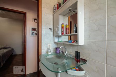 Banheiro Social  de casa de condomínio à venda com 3 quartos, 86m² em Vila Esperança, São Paulo