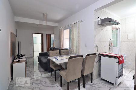 Sala de apartamento à venda com 2 quartos, 55m² em Vila Curuçá, Santo André