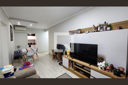 Sala de apartamento para alugar com 3 quartos, 89m² em José Menino, Santos