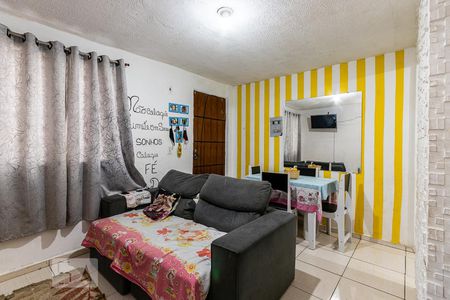 Sala  de apartamento à venda com 2 quartos, 42m² em Conjunto Habitacional Padre Manoel da Nóbrega, São Paulo