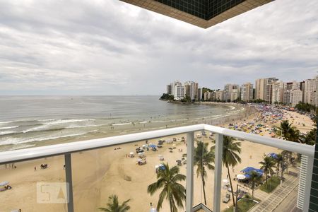 Vista da Varanda de apartamento para alugar com 4 quartos, 158m² em Vila Luis Antonio, Guarujá