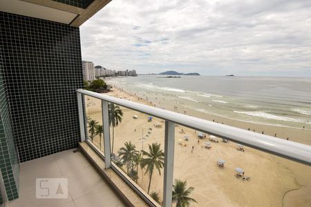 Varanda de apartamento para alugar com 4 quartos, 158m² em Vila Luis Antonio, Guarujá