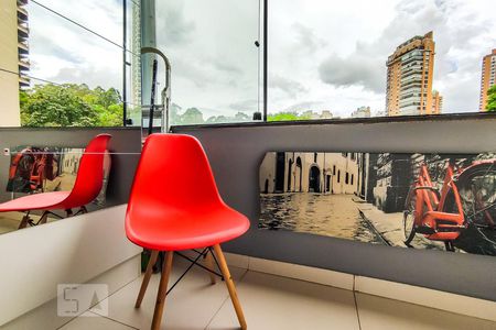 Varanda de apartamento para alugar com 1 quarto, 34m² em Paraíso do Morumbi, São Paulo