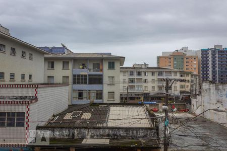 Vista da sala de apartamento para alugar com 1 quarto, 57m² em Ocian, Praia Grande