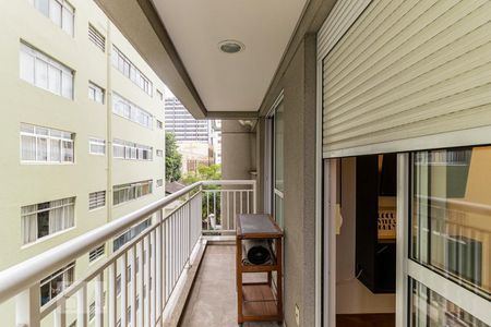 Varanda de apartamento para alugar com 2 quartos, 54m² em Bela Vista, São Paulo