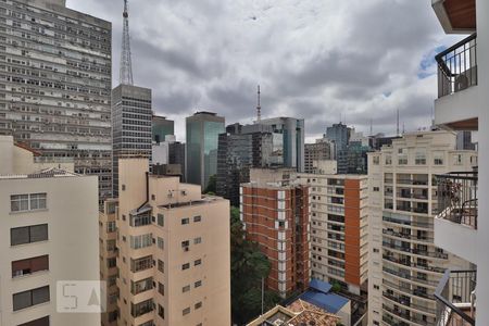 Vista do Quarto de apartamento à venda com 2 quartos, 80m² em Cerqueira César, São Paulo