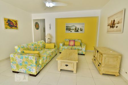 Sala de apartamento para alugar com 3 quartos, 142m² em Barra Funda, Guarujá