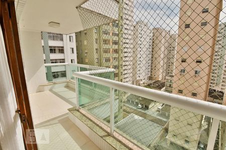 Varanda da Sala de apartamento para alugar com 3 quartos, 142m² em Barra Funda, Guarujá