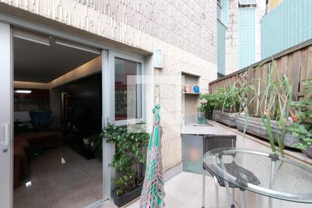 Varanda da Sala de apartamento para alugar com 4 quartos, 136m² em Serra, Belo Horizonte