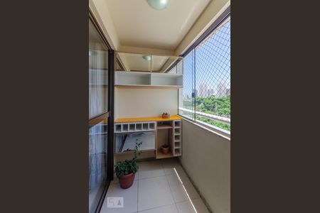 Varanda da Sala de apartamento para alugar com 1 quarto, 35m² em Acupe de Brotas, Salvador