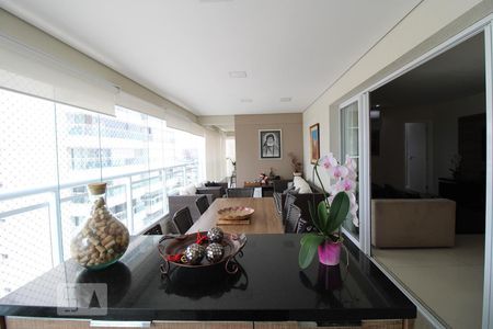 Varanda gourmet  de apartamento à venda com 3 quartos, 150m² em Barra Funda, São Paulo