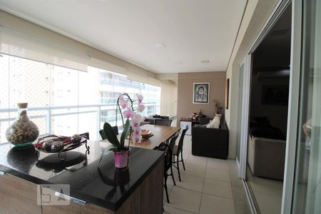 Varanda gourmet  de apartamento à venda com 3 quartos, 150m² em Barra Funda, São Paulo