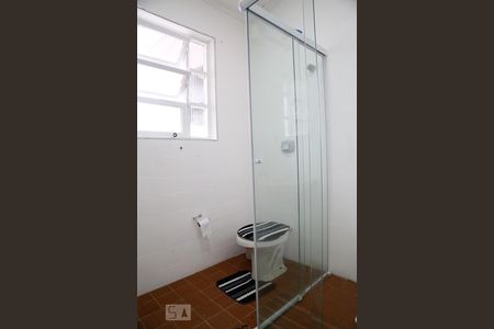 Banheiro Social de apartamento para alugar com 1 quarto, 52m² em Guilhermina, Praia Grande