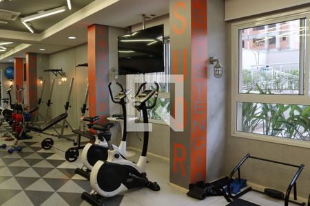 Apartamento para alugar com 46m², 1 quarto e 1 vaga Apartamento para alugar com 46m², 1 quarto e 1 vagaAcademia