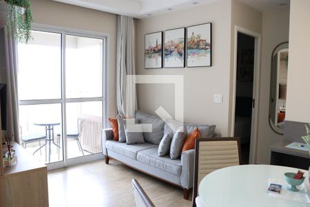 Sala de apartamento para alugar com 1 quarto, 46m² em Bosque, Campinas
