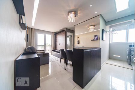 Sala de apartamento à venda com 2 quartos, 46m² em Parque João Ramalho, Santo André