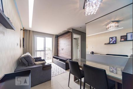 Sala de apartamento à venda com 2 quartos, 46m² em Parque João Ramalho, Santo André