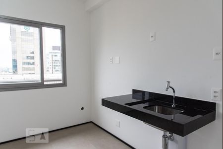 Cozinha de kitnet/studio à venda com 1 quarto, 17m² em Liberdade, São Paulo