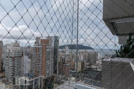 Vista de apartamento para alugar com 2 quartos, 82m² em Gonzaga, Santos