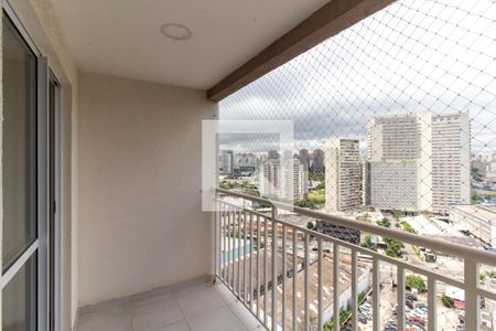 Varanda de apartamento para alugar com 2 quartos, 46m² em Parque Industrial Tomas Edson, São Paulo