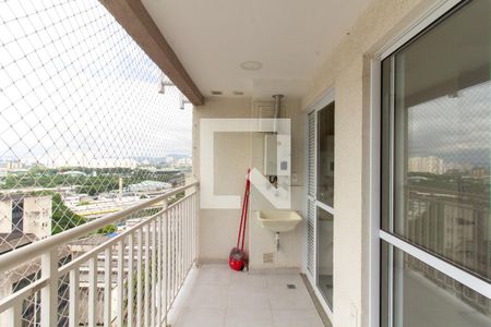 Varanda de apartamento para alugar com 2 quartos, 46m² em Parque Industrial Tomas Edson, São Paulo