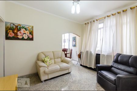 Sala de apartamento para alugar com 1 quarto, 55m² em Boqueirão, Santos