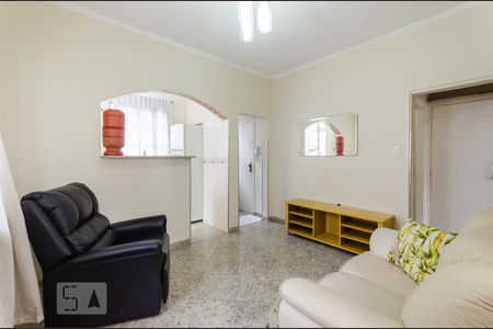 Sala de apartamento para alugar com 1 quarto, 55m² em Boqueirão, Santos