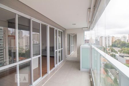 varanda de kitnet/studio para alugar com 1 quarto, 43m² em Cidade Monções, São Paulo