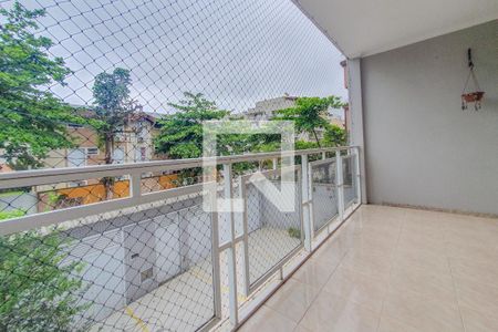 Varanda da Suíte 1 de apartamento para alugar com 2 quartos, 158m² em Balneario Cidade Atlantica, Guarujá