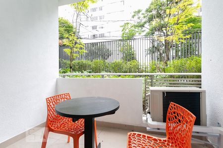 Varanda de apartamento para alugar com 1 quarto, 24m² em Vila Madalena, São Paulo