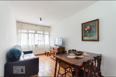 Sala de apartamento para alugar com 1 quarto, 55m² em José Menino, Santos