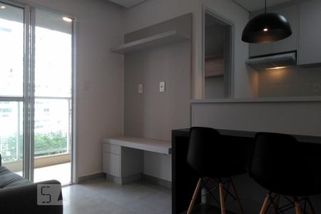 Sala de apartamento para alugar com 1 quarto, 40m² em Vila Andrade, São Paulo