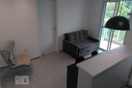 Sala de apartamento para alugar com 1 quarto, 40m² em Vila Andrade, São Paulo