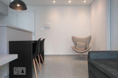 Sala de apartamento para alugar com 1 quarto, 40m² em Vila Andrade, São Paulo