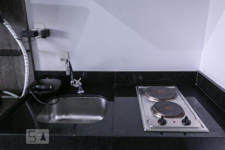 Cozinha de kitnet/studio à venda com 1 quarto, 26m² em Perdizes, São Paulo