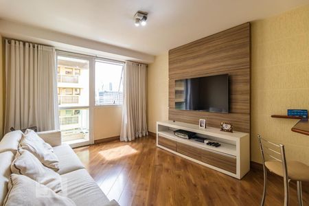 Sala de apartamento à venda com 1 quarto, 57m² em Alphaville Industrial, Barueri