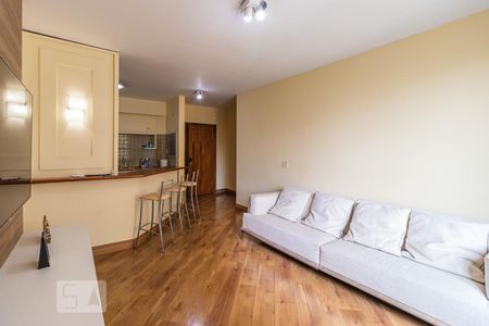 Sala de apartamento à venda com 1 quarto, 57m² em Alphaville Industrial, Barueri