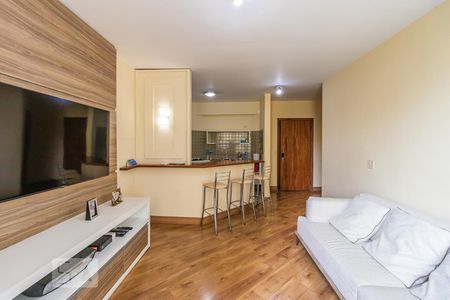 Sala de apartamento à venda com 1 quarto, 57m² em Alphaville Industrial, Barueri