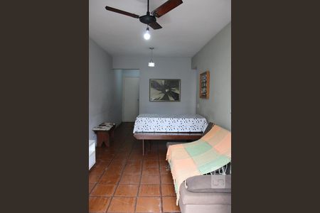 Sala de apartamento para alugar com 1 quarto, 65m² em Balneário Cidade Atlântica, Guarujá