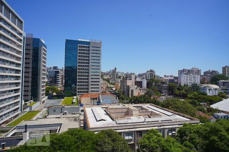 Sala - Vista de kitnet/studio à venda com 1 quarto, 40m² em Auxiliadora, Porto Alegre