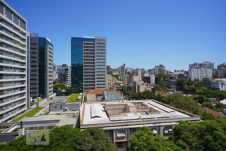 Quarto - Vista de kitnet/studio para alugar com 1 quarto, 40m² em Auxiliadora, Porto Alegre