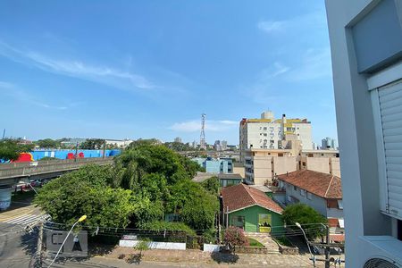 Vista da Sala de apartamento à venda com 1 quarto, 55m² em Centro, São Leopoldo