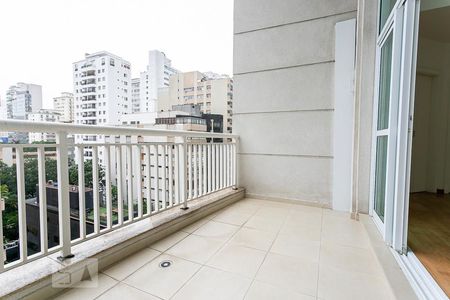 Varanda de apartamento para alugar com 2 quartos, 107m² em Cerqueira César, São Paulo