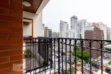 Varanda de apartamento para alugar com 1 quarto, 50m² em Jardim Europa, São Paulo